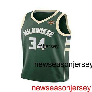 Tanie niestandardowe giannis anteokounmpo Green Swingman Jersey zszyte męskie koszulki koszykówki XS-6xl