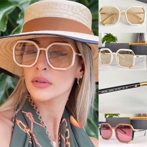 Womens sunglasses fashion retro style trend personality black and white two-tone frame Mens eyeglasses SPS20X travel holiday party Glasses UV protection belt box