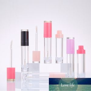 Verpackungsflaschen, leere 8-ml-Lipgloss-Behälter, schwarz, rosa, lila, Kosmetikbehälter, Lippenröhrchen mit Zauberstäben