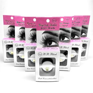 Horsehair Eyelashes natural 3D horsehairs false eye lashes single pair with packaging 7 styles free ship 10