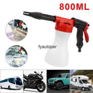 Schiuma Pistola di Lavaggio Auto Rondella Universale Neve Schiuma Lancia Ugello Strumento di Pulizia Accessori Auto 800 ml di Sapone Shampoo Spruzzatore