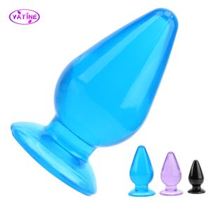 Forte Ventosa Grande Spina Anale Giocattoli Del Sesso Per Le Donne Uomini Coppia Strumento Dildo XXL Butt Toyes Macchina Erotica Masturbatore Sextoys Negozio X0401