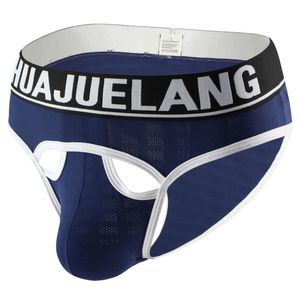 Majtki Sexy Men Figi Man Jockstrap Mężczyzna Bielizna Cueca Tanga Slip Homme Kincker do Szybkiej Suchej Gejów Bikini Mesh Short D3011