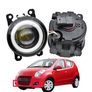 fog light for Suzuki Alto V GF Hatchback 2009-2015 2 Pieces Fog-Lights LED DRL high quality Angel Eye 12v H11