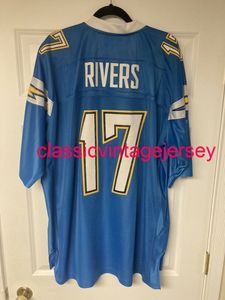 100 % genähtes #17 Phillip Rivers Jersey Benutzerdefinierte beliebige Namensnummer XS-5XL 6XL Jersey Männer Frauen Jugend