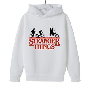 Spring Hoodies Stranger Things Letter Printed Girls Boys 4 To 14 Y Children Clothes Hoody Purpose Tour 220309