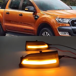 1Pair For Ford Ranger T6 2012-2019 Raptor Wildtrak LED Dynamic Turn Signal Blinker Sequential Side Mirror Indicator Light