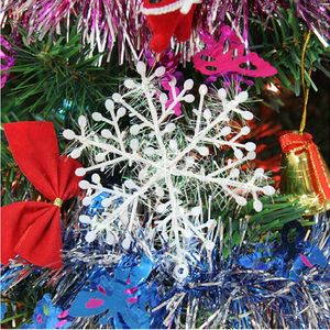 Souvenir Ornamenti di fiocchi di neve bianchi che appendono la decorazione dell'albero di Natale per la festa di nozze a casa 6 pezzi yy28