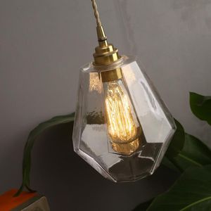 Vintage Glas Pendelleuchten American Industrial Loft Hängelampe Schlafzimmer Esszimmer E27 Home Decor Leuchten Lampen