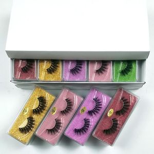 Eyelashes Wholesale 10 styles 3d Mink Lashes Pack Natural Thick False Lashes Handmade Makeup Fake Eyelash Bulk Items