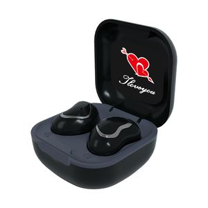 Comodi mini auricolari Bluetooth touch control carino bel regalo per ragazze High-end impermeabile 8D HiFi Sound Binaural Call Auricolari Auricolari wireless