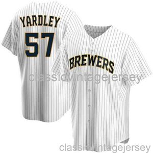 Eric Yardley #57 Stripe Baseball Jersey XS-6XL Stitched Men Women Youth Baseball Jersey