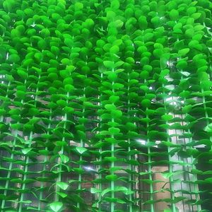 Персонализированные искусственные зелени завод листьев Rattan Curtan висит орнамент для домашнего сада кафе отель детский сад украшения