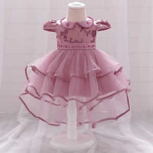 Mädchen Kleider 0-24M Mädchen geboren 1. Geburtstagskleid für Baby-Schmetterlings-Taufe Hochzeit Prinzessin