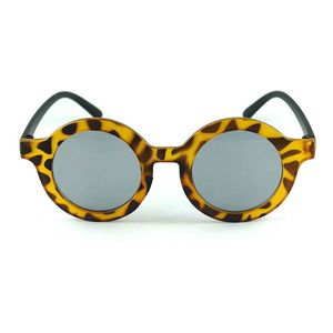 Barnstorlek Klassisk rund solglasögon Söt godisfärger ram med små rundor linser härliga tjejer och pojkar mode glasögon