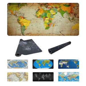 90x40cm Gaming World Map Pad Glorious Grande Grande Grande Gamer XXL Museu Tapete PC Mesa Tapete Teclado Almofada