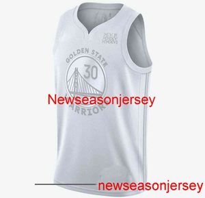 Camisa personalizada Stephen Curry White MVP Swingman costurada masculina feminina juvenil XS-6XL camisas de basquete