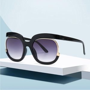 Мода негабаритные солнцезащитные очки роскошные очки для глаз Женщины черный розовый UV400