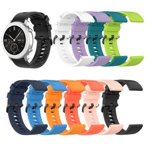 20/22mm Siliconen horlogeband voor Huami Amazfit GTR 47mm Smart Polsband Mannen Dames Sportriemen voor Huami GTS BIP Lite 2020 Nieuwste