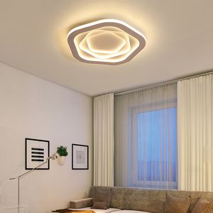 Modern LED taklampor ljuskrona hög ljusstyrka glans minimalism vit sovrum vardagsrum gångar hemlampor