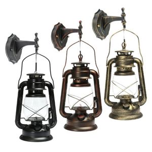 Wall Lamps Rustic Antique Vintage Style E27 Retro Lantern Lamp Sconce Light Fixture Aisle Balcony Home Decoration