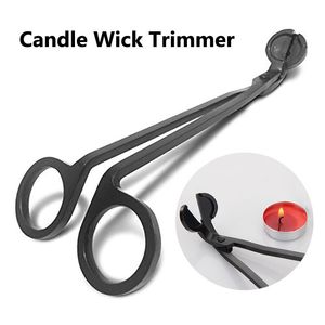 2021 Top Seller Stainless Steel Candle Wick Trimmer Oil Lamp Trim Scissor Tijera Tesoura Cutter Snuffer Tool Hook Clipper item