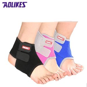 Ayak bileği destek aolikes 1 çift çocuk çocuk spor basketbol ayarlanabilir badminton brace koruyucu