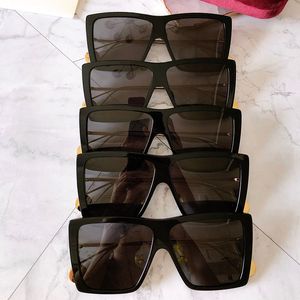 Sonnenbrille 0434S Herren- und Damenmode, klassisch, Shopping, schwarz, einteiliger Rahmen, Metallbügel, coole Brille, Unisex, Designer, Top-Qualität
