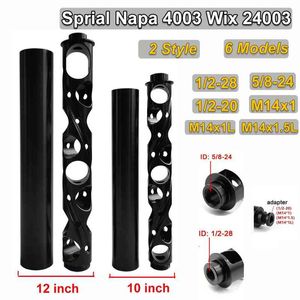 Wholesale spiral model for sale - Group buy 2 Style Models Spiral Fuel Solvent Trap for Napa Wix Filter Suppressor