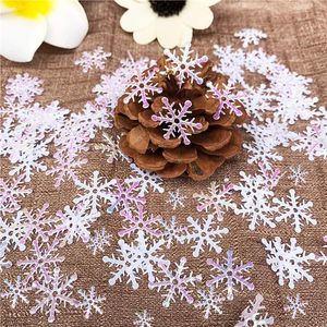 Wholesale wedding table confetti for sale - Group buy Christmas Decorations White Snowflakes Confetti Decoration Winter Snow Party Wedding Birthday Holiday Table Decor