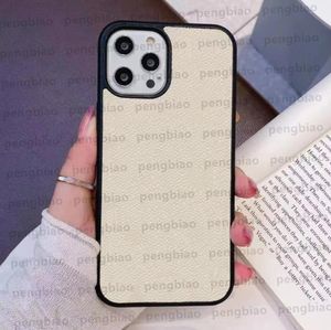 Marka Tasarımcı Deri Telefon Kılıfları İPhone 13 Pro Max 14 Plus 12 Mini 11 Moda Mektup Baskı Geri Kapak Samsung Case Galaxy S21 S22 Ultra Lüks Mobil Kabuk H2