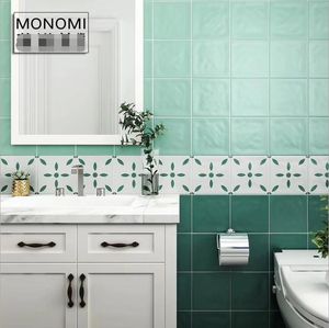 Simple tiles 200X200mm toilet vitrolite floortiles kitchen wall tile glazed non slip floor salt-glazed brick