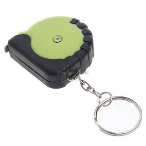 Keychains Mini Meas Meter z breloczek Plastikowy Przenośny 1M Chowany władca CM / Calowy -W128