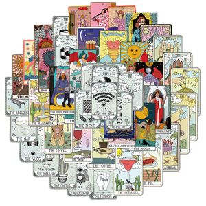 50Pcs Tarot-Card Stickers Non-random For Car Bike Luggage Sticker Laptop Skateboard Motor Water Bottle Snowboard wall Decals Kids Gifts