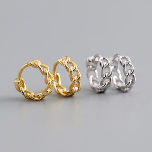 2021 Charm Exquisite 100% S925 Sterling Silver Golden Hoops Earring Hollowed Hoop Stud Earrings For Women fine jewelry wholesale China factory prices
