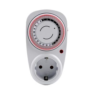 Hour Cyclic Timer Switch Mechanical Grounded Programmerbar Smart Countdown Socket inomhus Auto Power HX6C Timers