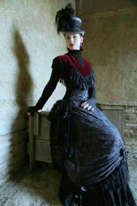 Historische viktorianische gotische schwarze Ballkleider für Frauen, Stehkragen, lange Ärmel, Spitze, formelle Abendkleider, Vintage-Korsett, gerüscht, für besondere Anlässe