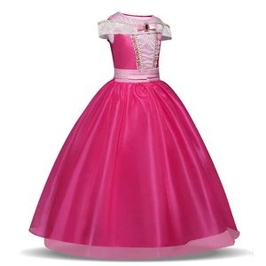 Bekleidungssets Mädchen Dornröschen Prinzessin Kleid Kinderkleid Mesh Langarm Shaggy Show