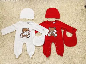 Baby Bodysuit Boys Girls Rompers Детские с длинным рукавом хлопчатобумажные комбинезоны Младенческая писем печатает животных узор пружины и осенью с длинными рукавами