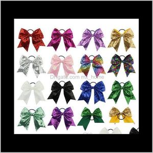 8 Cal Moda Handmade Bling Cheer Bows Hairbands Dla Dzieci Dzieci Dzieci Boutique Accessorie F6VC2 Akcesoria SCD84