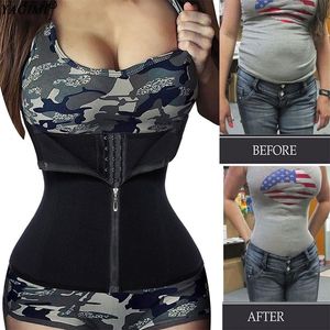 Women's Shapers YAGIMI Neoprene Sweat Sauna Waist Trimmer Belt Body Shaper Abdominal Trainer Corset Fat Burning Sports Girdles Tummy Control