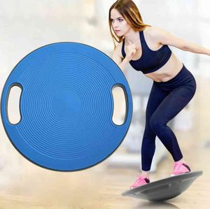 YOGA Topları Denge Kurulu Fitness 360 Derece Rotasyon Masajı Stabilite Disk Yuvarlak Tabaklar Kurulları Bel Büküm Egzersizi Yarım Topu Spor Wobble Plastik Çekirdek Tainer