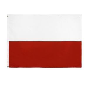 ingrosso Polonia Bandiera-Polonia Bandiera x90cm Poliestere di alta qualità Stampato nazionale Bandiere nazionali x5ft per la decorazione