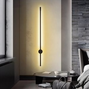 Wall Lamp Modern Minimalist Lamps Living Room Bedroom Bedside LED Sconce Stair Hallway Long Light Indoor Lighting Fixture