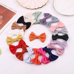 Fashion Princess Bangs Barrettes Tinta unita Fatti a mano Bowknot Forcine per bambini Accessori per capelli dolci Decorazioni natalizie