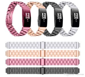 Hochwertiges Edelstahl-Inspire-Metallarmband für Herren und Damen, Ersatzarmband für Fitbit Inspire Inspire HR Fitness-Tracker