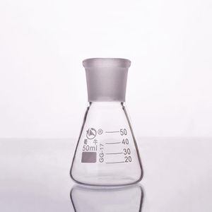 Lab Supplies 50-10000ml Glass Erlenmeyer Flask Conical Bottle, 24/29 Joint, Chemistry Glassware