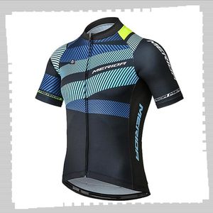 Maglia da ciclismo Pro Team MERIDA Uomo Estate rapida asciugatura Uniforme sportiva Mountain Bike Camicie Bici da strada Top Abbigliamento da corsa Abbigliamento sportivo da esterno Y21041238