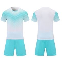 Blanko-Fußballtrikot, Uniform, personalisierte Team-Shirts mit Shorts, aufgedrucktem Design, Name und Nummer 1178