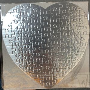 Sublimation Blank Heart Puzzles DIY Puzzle A4 Paper Products Hearts Love Shape Transfer Printing Blanks Consumables Child Toys